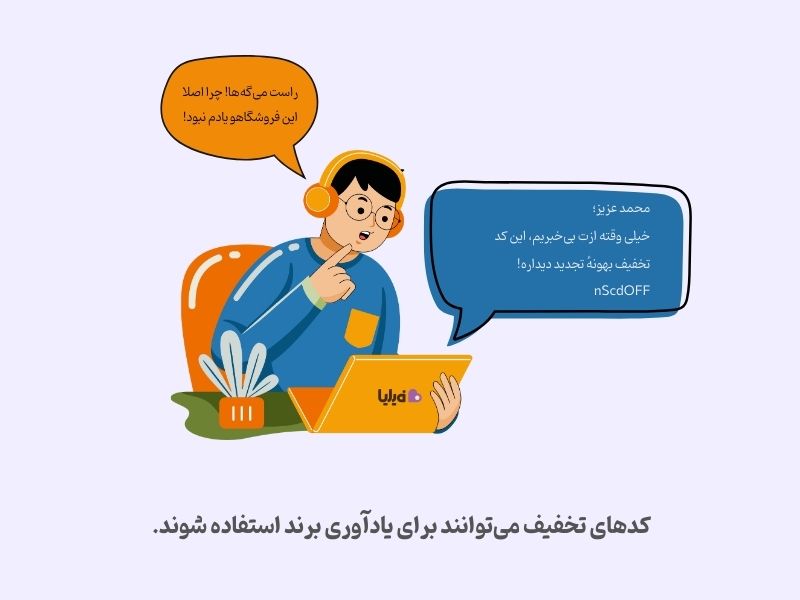 کد تخفیف یادآور، یک نوع جایزه باشگاه مشتریان