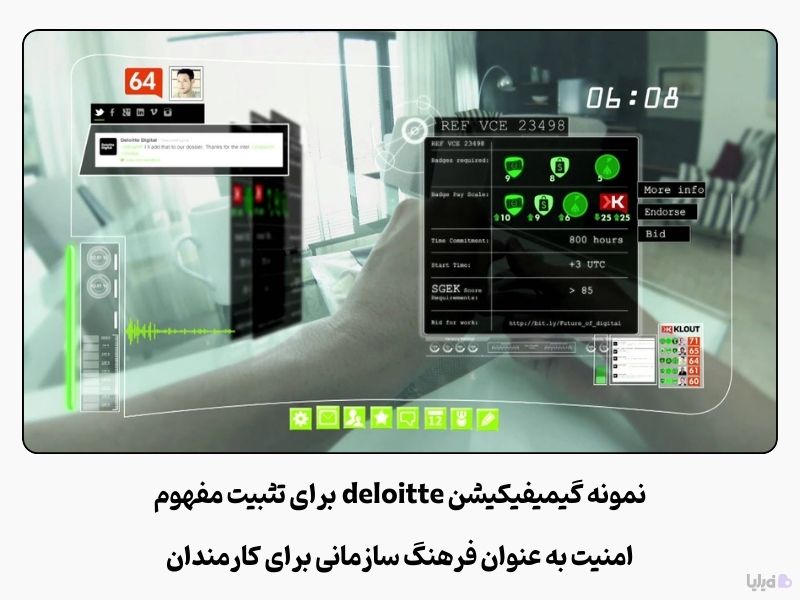 نمونه گیمیفیکیشن Deloitte برای تثبیت فرهنگ سازمانی