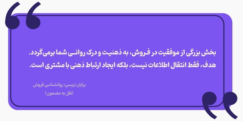 روانشناسی فروش برایان تریسی
