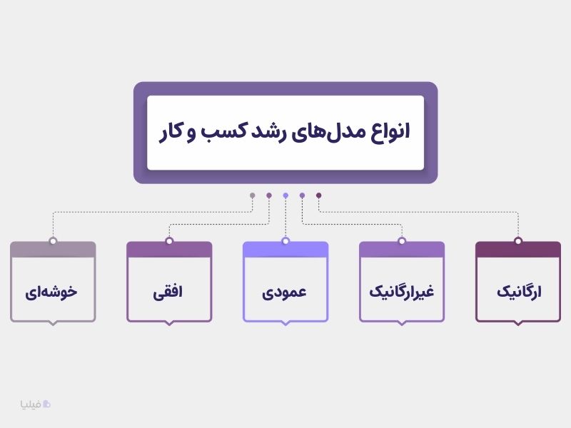 انواع مدل های رشد کسب و کار