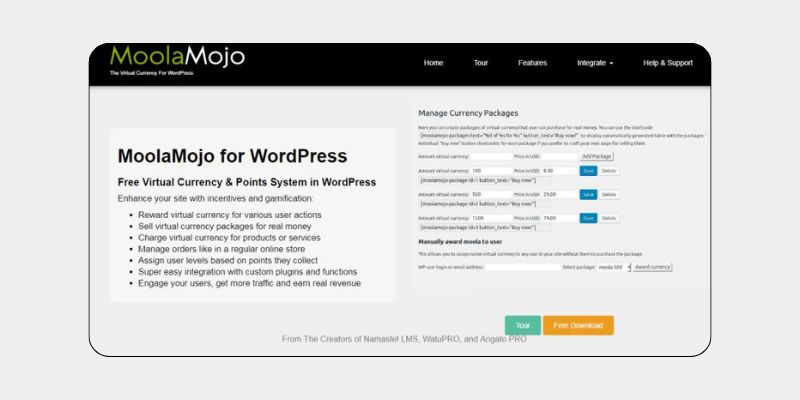 افزونه گیمیفیکیشن moolamojo