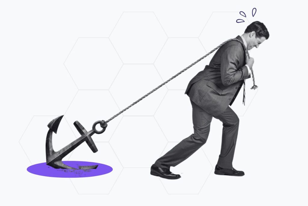 سوگیری لنگر یا اثر لنگر در فروش چیست؟