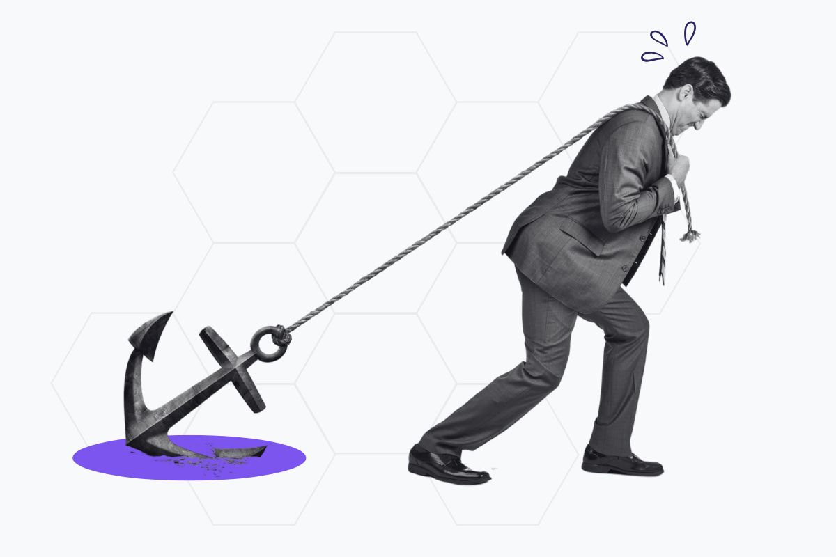 سوگیری لنگر یا اثر لنگر در فروش چیست؟